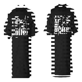 The Dogfather Fathers Day Dog Dad Dog Lover T-Shirt - Monsterry