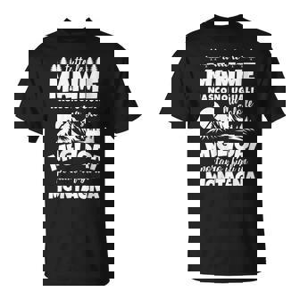 Donna Per Le Mamme Migliori Portare I Figli In Montagna Èita Con Collo A Maglietta - Novitaregali