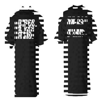 Donna Tennis Tennista Divertente Non Posso Regalo Uomo Donna Con Collo A Maglietta - Novitaregali