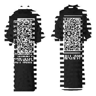 Don'tcan Me Qrcan Me Blague Humoristique Majeur T-Shirt - Cadeauxyz