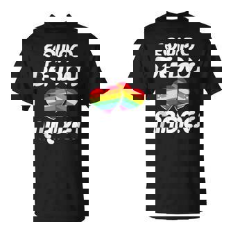 Dos Madres Lgbt-Q Orgullo Gay Mamá Aliada Corazón Arco Iris In Mangas Camiseta unisex - Regaloses