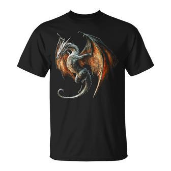 Dragón Jaculus Dragón Obra De Arte Mítica Dragón Jaculus Dragon Camiseta unisex - Regaloses