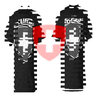 Drapeau De La Suisse Suisse Blason T-Shirt - Cadeauxyz