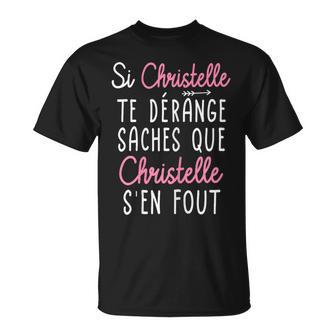 Drôle Cadeau Humoristique Pour Prénom Christelle T-Shirt - Cadeauxyz