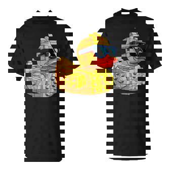 Duck Brick Master Builder Block Building Brick Builder T-Shirt - Monsterry