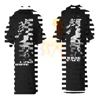 Easily-Distracted By Books ピンナップガール セクシーアニメ レトロアート Tシャツ - Kawaiitshirt