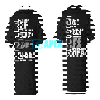 Eatleep Apex リピートシャツ 面白いモチベーションギフト Tシャツ - Kawaiitshirt