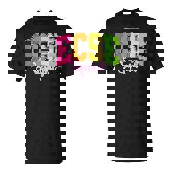 Ecse Squad Early Childhood Special Education Ecse Teacher T-Shirt - Monsterry