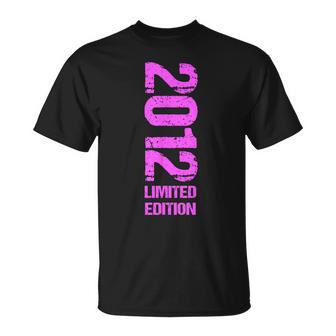 Edición Limitada 2012 Cumpleaños Es Niñas 2012 Camiseta unisex - Regaloses