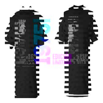 Edición Limitadaeptiembre 1975Intage 1975 Año 1975 Retro Camiseta unisex - Regaloses