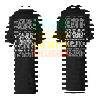 Edwin The Man The Myth The Legend シャツ ファーストネーム Edwin Tシャツ - Kawaiitshirt