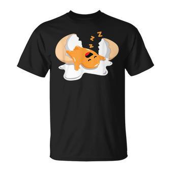 Eggshausted De Huevo De Pascua Huevos Divertidos Dormir Huevos Fritos Camiseta unisex - Regaloses