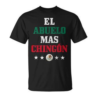El Abuelo Mas Chingon Flag Fathers Day Mexican Dia Del Padre T-Shirt - Thegiftio UK