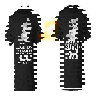 El Mejor Perrohiba Inu Dad Del Mundohiba Dad Camiseta unisex - Regaloses