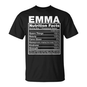 Emma Nutrition Facts Con Nome Emma Maglietta - Novitaregali