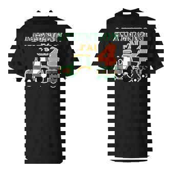 Enfant Tracteur Jeuis 4 Ans Garçon Tracteur Ferme 4 Anniversaire T-Shirt - Cadeauxyz