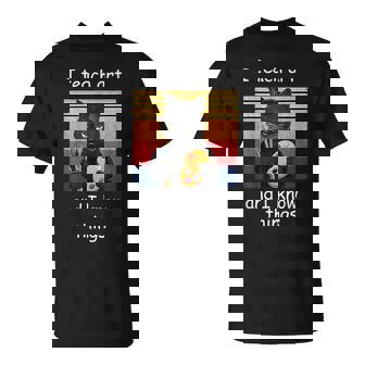 Enseño Arte Yé Cosas Profesor De Arte Camiseta unisex - Regaloses