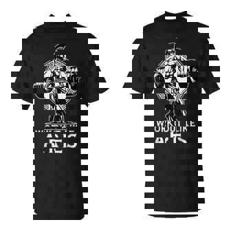 Entrenamiento Como Ares Dios Griego Culturismo Fitness Camiseta unisex - Regaloses