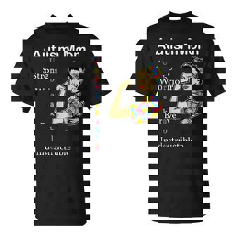 Es Autismo Mamá Inquebrantable Día Mundial De La Conciencia Del Autismo Camiseta unisex - Regaloses