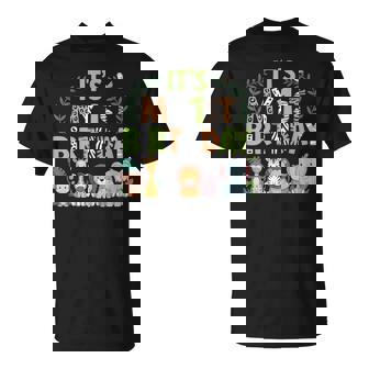 Es Mi Primer Cumpleaños Zoo Familia Animal 1 Año Camiseta unisex - Regaloses