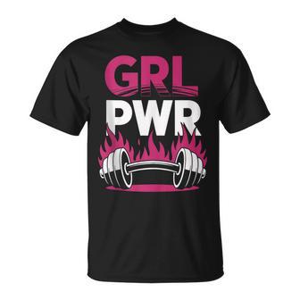 Es Poder Grl Pwr Motivación Fuerza Feminista Power Girl In Mangas Camiseta unisex - Regaloses
