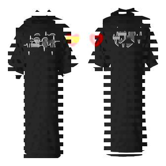 España Y Albania Banderas De Albania Camiseta unisex - Regaloses