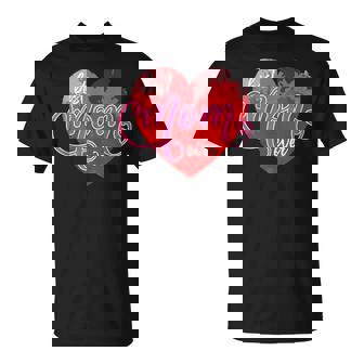 Esposa Mamá Es Y Corazón Con La Mejor Mamá De Todos Los Tiempos In Mangas Camiseta unisex - Regaloses