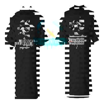 Estaré En Mi Oficina Pintor Diciendo Que Pintar Con Rodillo Y Brocha Es Divertido Manga Larga Camiseta unisex - Regaloses