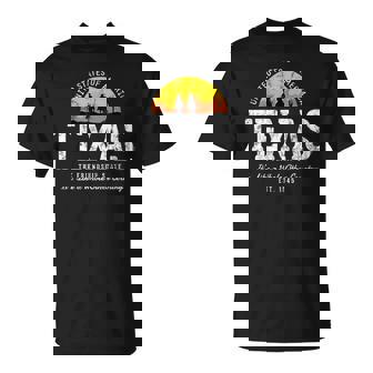 États Unistyleintage Rétro Texas T-Shirt - Cadeauxyz