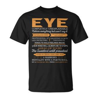 Eye Completely Unexplainable Notices Everything But Won’T Say It Name T-Shirt - Seseable