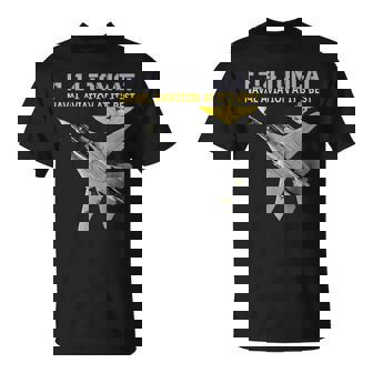 F-14 Tomcatが動作しています。最高の海軍航空。 Tシャツ - Kawaiitshirt