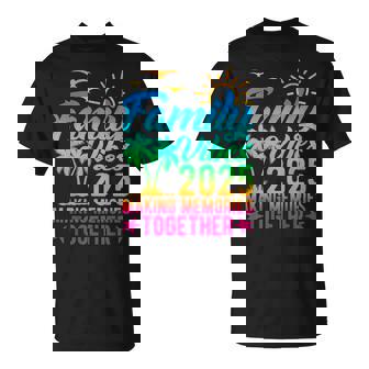 Family Vibes 2025 Making Memories Together Tie Dye Summer T-Shirt | Mazezy