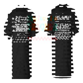 My Favorite Teacher Calls Me Mom Mother's Day Checkered Mama T-Shirt - Thegiftio