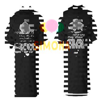Feliz Cumpleaños Diciendoimona Cuello Camiseta unisex - Regaloses
