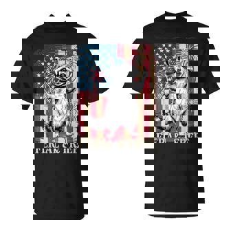Feral But Free Raccoon July 4Th T-Shirt | Mazezy