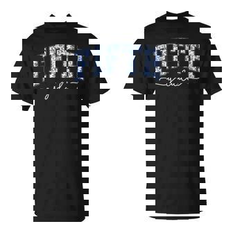 Fifth Grade Coquette Toile Blue Bow Floral Teacher T-Shirt - Thegiftio