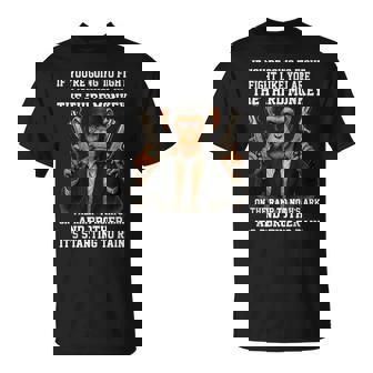 Fight Like The Third Monkey Noah Ark Rain T-Shirt - Monsterry