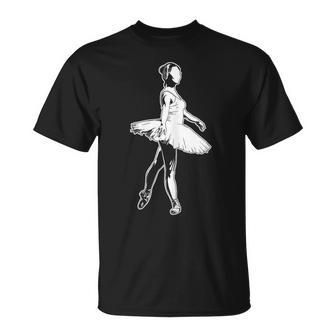 Fille Danseuse De Ballet Ballerina T-Shirt - Cadeauxyz
