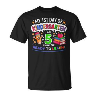 My First Day Of Kindergarten 1St Day Of School Boys Girls T-Shirt - Thegiftio UK