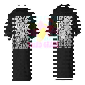 First Day Of School Third Grade Coquette 3Rd Grade T-Shirt | Mazezy