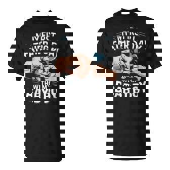 My First Fathers Day Baby Boy First Time Dad Newborn Son T-Shirt | Mazezy