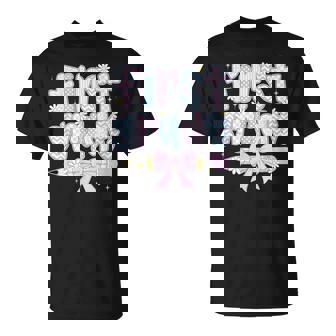 First Grade Coquette Bow Back To School First Day Of School T-Shirt - Monsterry