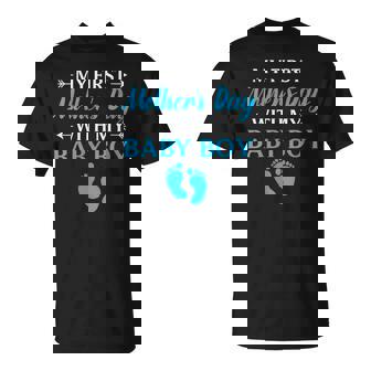 My First Baby Boy Outfit First Time Mom T-Shirt - Thegiftio