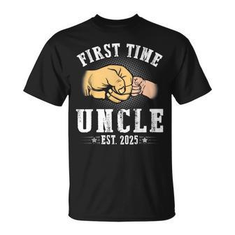 First Time Uncle Est 2025 Father's Day Soon To Be Uncle T-Shirt - Thegiftio UK