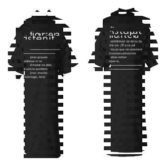 Fisioterapeuta Divertido Definición Fisioterapia Camiseta unisex - Regaloses