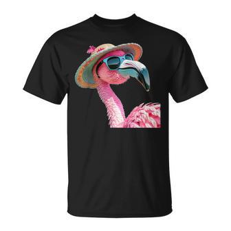 Flamenco Está Deacaciones Animal Gracioso Flamenco Camiseta unisex - Regaloses