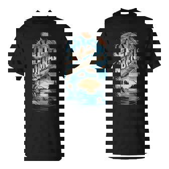 Fly-Nomenal 釣り竿とルアーグラフィック Tシャツ - Kawaiitshirt