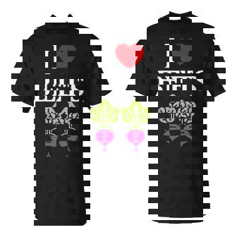 Food Humor Beetrootimpleegetable I Love Beets Tシャツ - Kawaiitshirt