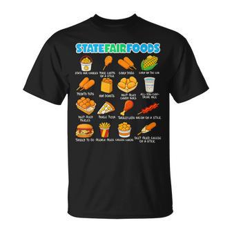 Foods Of The State Fair Minnesota T-Shirt - Thegiftio UK