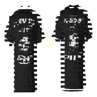 Foot 2025 J'peux Pas J'ai Foot Football Footballeur Joueur Fans Drôle Noir Coupe Classique Manche Courte Adulte Enfant T-Shirt - Cadeauxyz